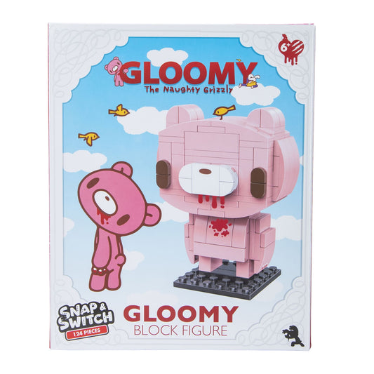Gloomy The Naughty Grizzly Block Figure Snap & Switch Set