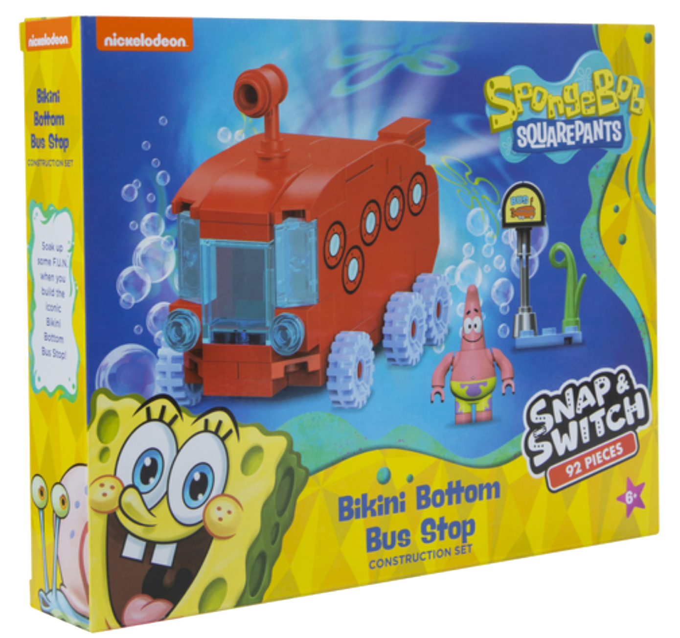 SpongeBob SquarePants Bikini Bottom Bus Stop Snap Switch Set