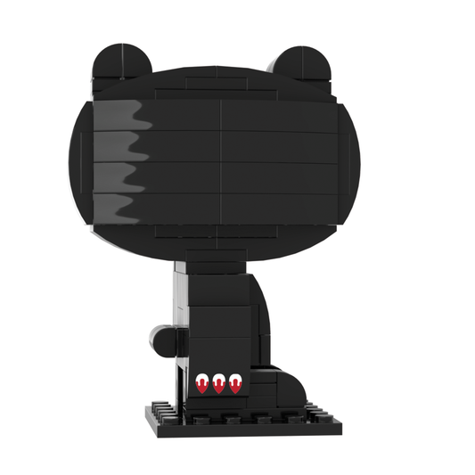 NYCC Exclusive All-Black Gloomy Bear Snap & Switch Block Figure